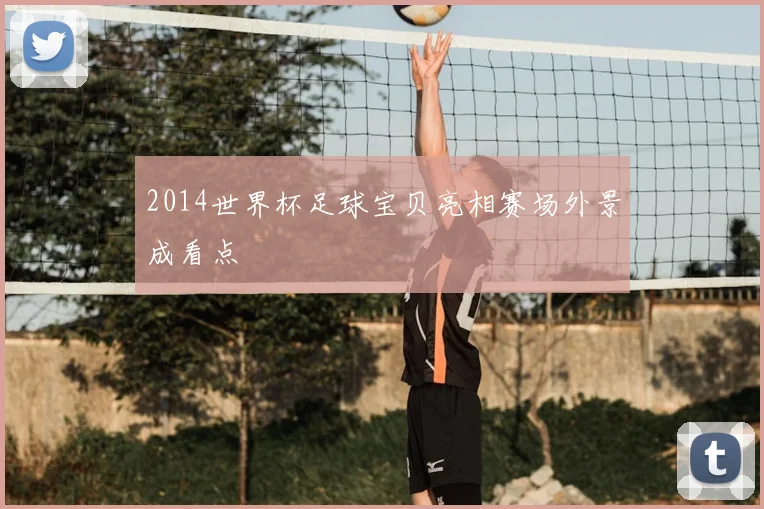 2014世界杯足球宝贝亮相赛场外景成看点